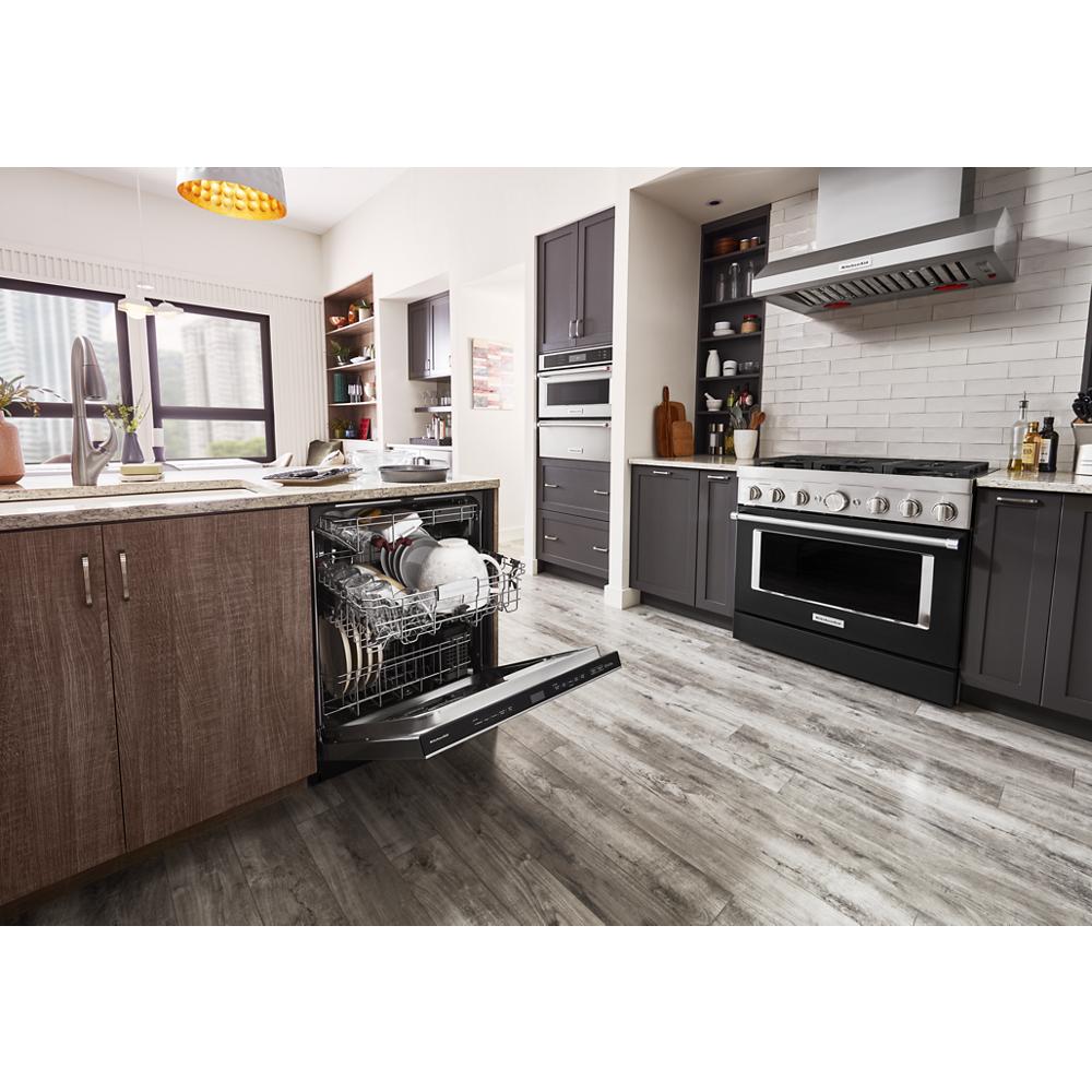 Model: KDPM704KPS | KitchenAid 360° Max Jets™ Third Rack Dishwasher with Ultra-Bright LED Lighting, 44 dBA