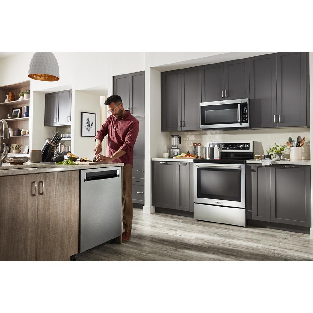 Model: KDPM704KPS | KitchenAid 360° Max Jets™ Third Rack Dishwasher with Ultra-Bright LED Lighting, 44 dBA