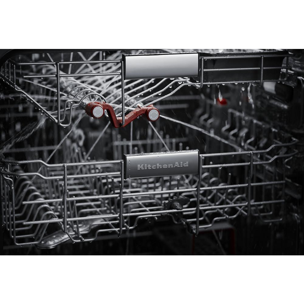 Model: KDPM804KBS | KitchenAid 360° Max Jets™ Third Rack Dishwasher with Stainless Steel Third Rack Wash Jets, 44 dBA