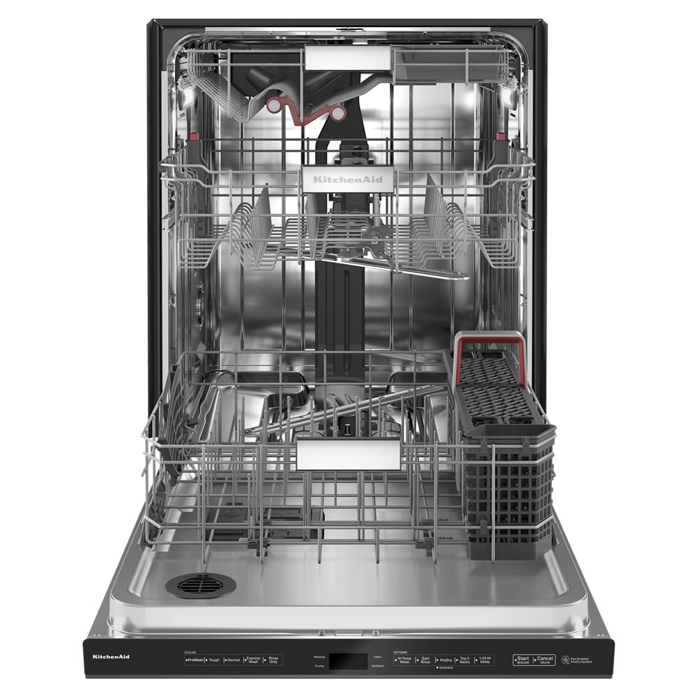 Model: KDPM804KBS | KitchenAid 360° Max Jets™ Third Rack Dishwasher with Stainless Steel Third Rack Wash Jets, 44 dBA