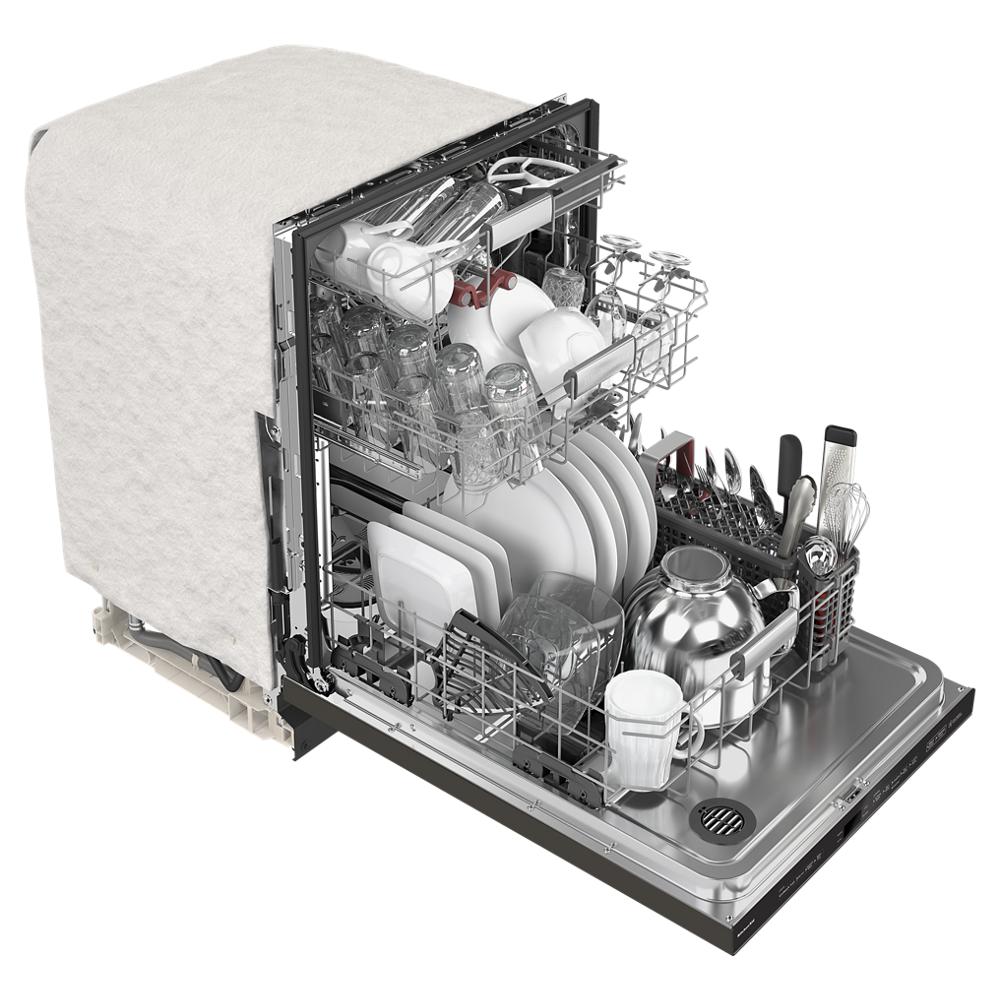 Model: KDPM804KBS | KitchenAid 360° Max Jets™ Third Rack Dishwasher with Stainless Steel Third Rack Wash Jets, 44 dBA