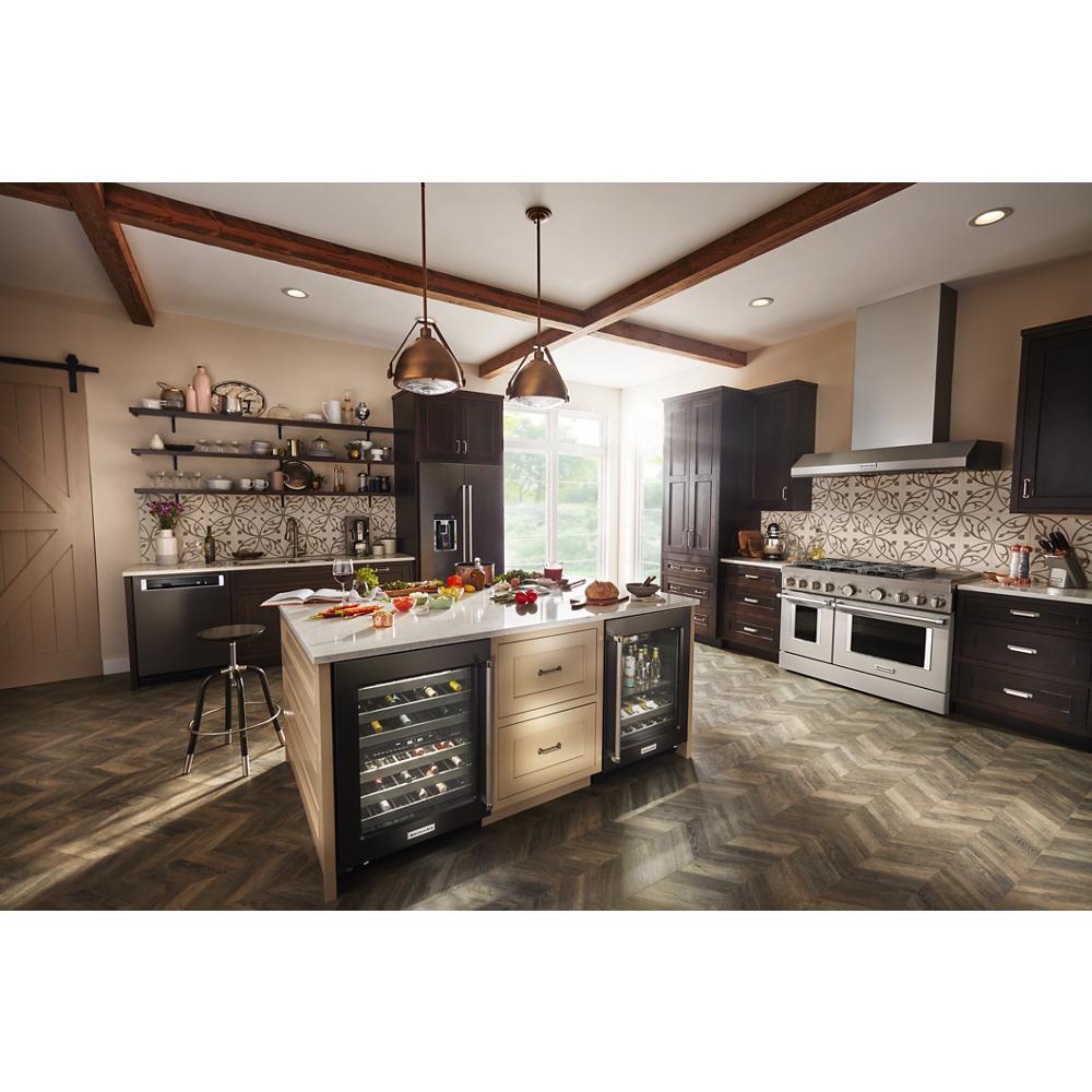 Model: KDPM804KBS | KitchenAid 360° Max Jets™ Third Rack Dishwasher with Stainless Steel Third Rack Wash Jets, 44 dBA