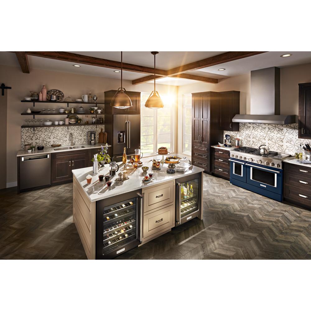 Model: KDPM804KBS | KitchenAid 360° Max Jets™ Third Rack Dishwasher with Stainless Steel Third Rack Wash Jets, 44 dBA