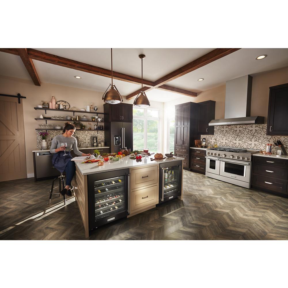 Model: KDPM804KBS | KitchenAid 360° Max Jets™ Third Rack Dishwasher with Stainless Steel Third Rack Wash Jets, 44 dBA