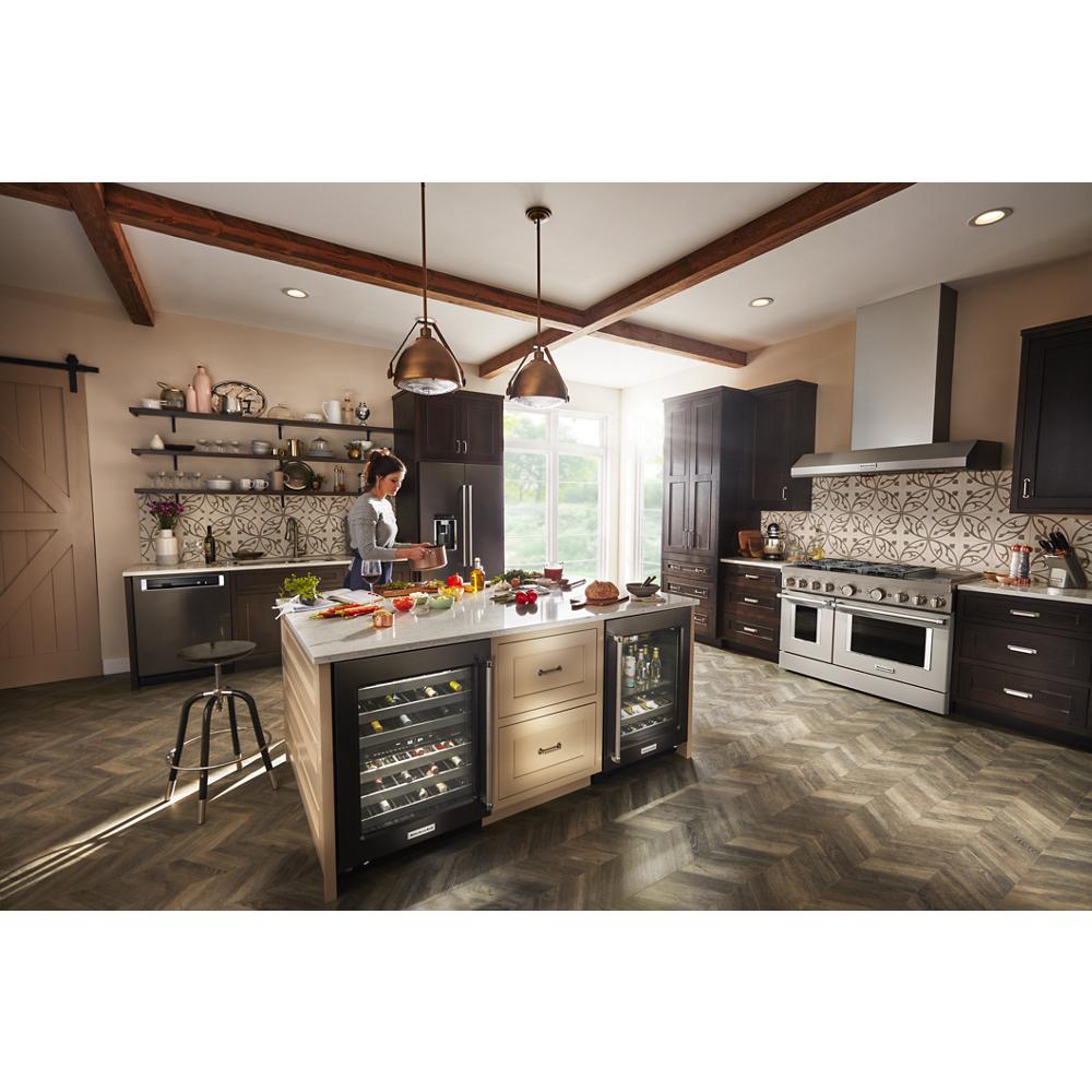 Model: KDPM804KBS | KitchenAid 360° Max Jets™ Third Rack Dishwasher with Stainless Steel Third Rack Wash Jets, 44 dBA