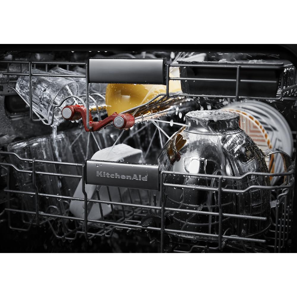 Model: KDPM804KPS | KitchenAid 360° Max Jets™ Third Rack Dishwasher with Stainless Steel Third Rack Wash Jets, 44 dBA