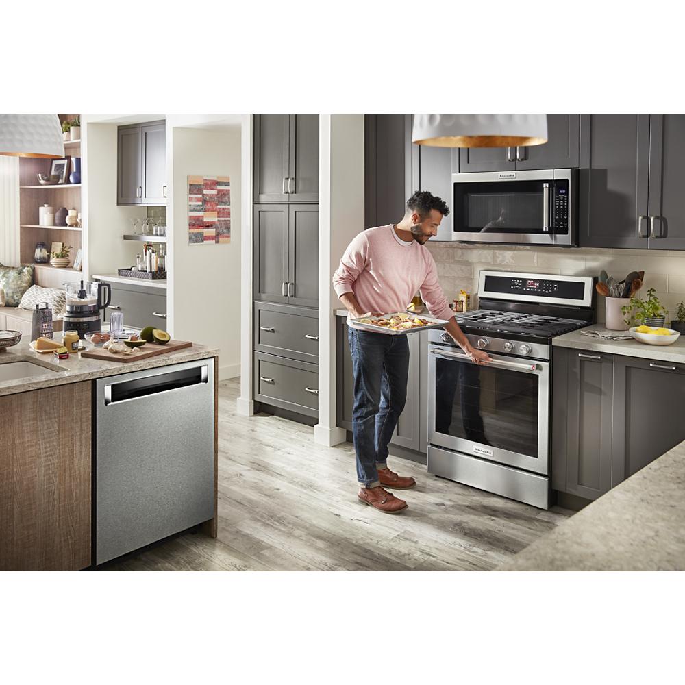 Model: KDPM804KPS | KitchenAid 360° Max Jets™ Third Rack Dishwasher with Stainless Steel Third Rack Wash Jets, 44 dBA