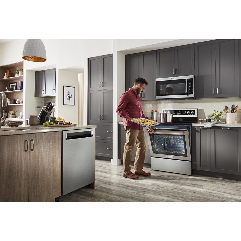 Model: KDPM804KPS | KitchenAid 360° Max Jets™ Third Rack Dishwasher with Stainless Steel Third Rack Wash Jets, 44 dBA