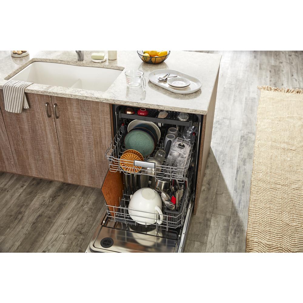 Model: KDTE204KBL | KitchenAid Third Level Utensil Rack Dishwasher with 30+ Total Wash Jets, 39 dBA