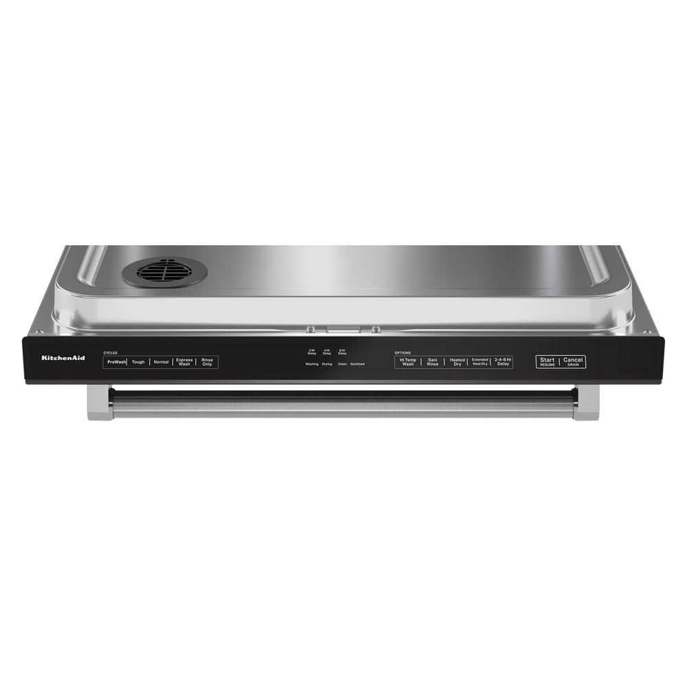 Model: KDTE204KBS | KitchenAid Third Level Utensil Rack Dishwasher with 30+ Total Wash Jets, 39 dBA