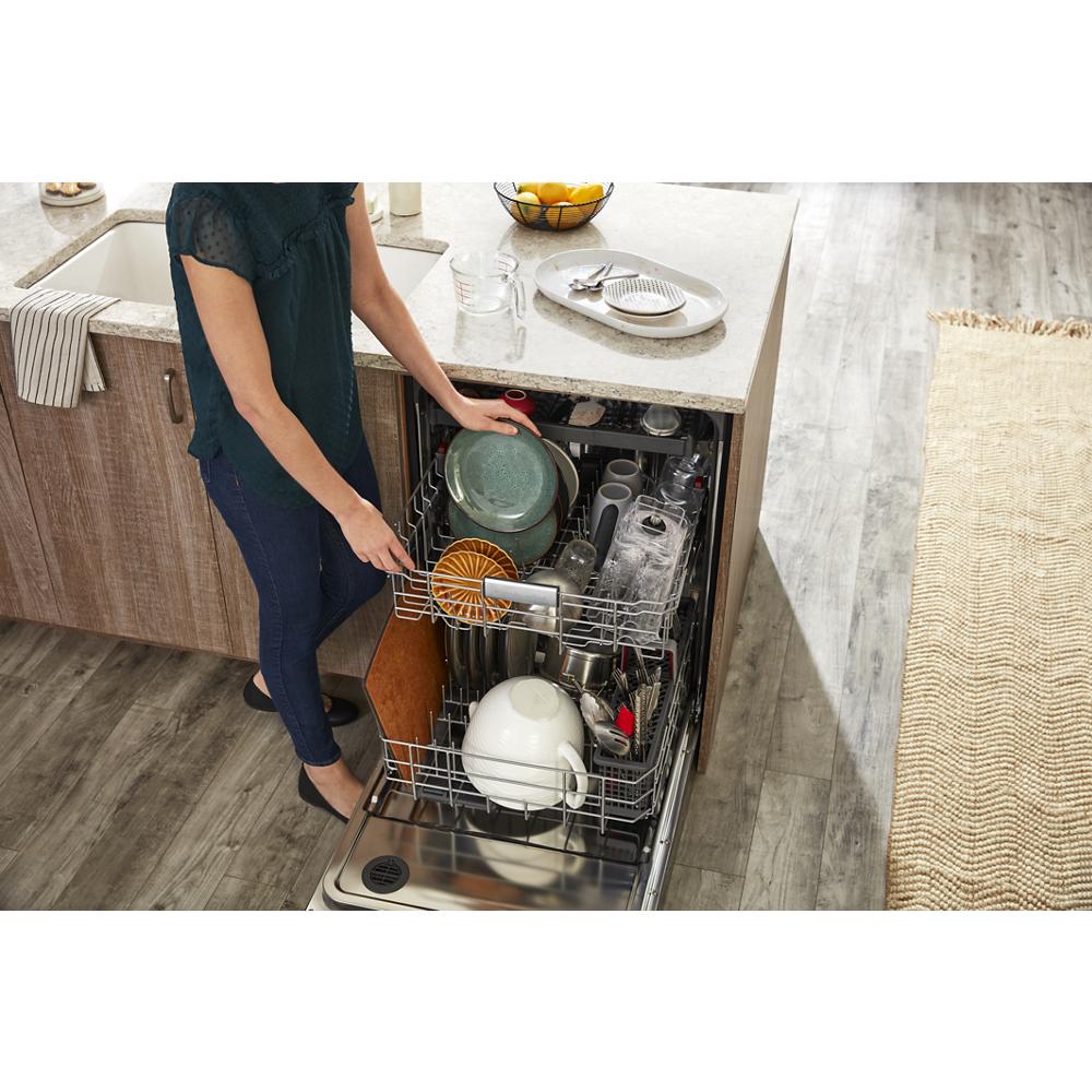 Model: KDTE204KBS | KitchenAid Third Level Utensil Rack Dishwasher with 30+ Total Wash Jets, 39 dBA