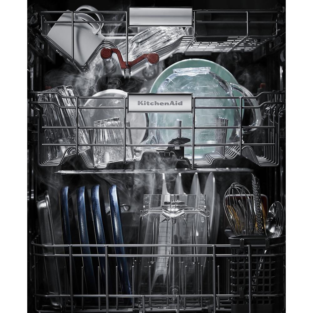Model: KDTM404KBS | KitchenAid 360° Max Jets™ Third Rack Dishwasher with 50+ Total Wash Jets, 44 dBA