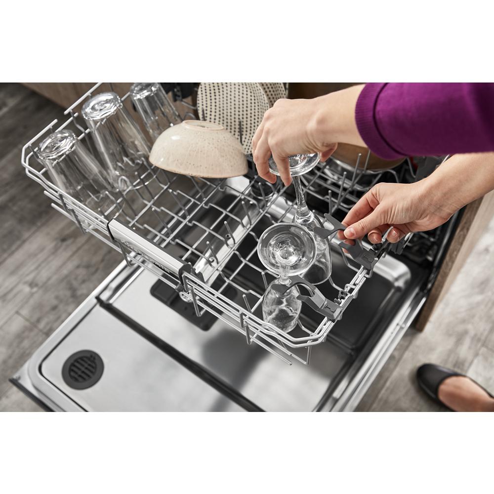 Model: KDTM404KBS | KitchenAid 360° Max Jets™ Third Rack Dishwasher with 50+ Total Wash Jets, 44 dBA