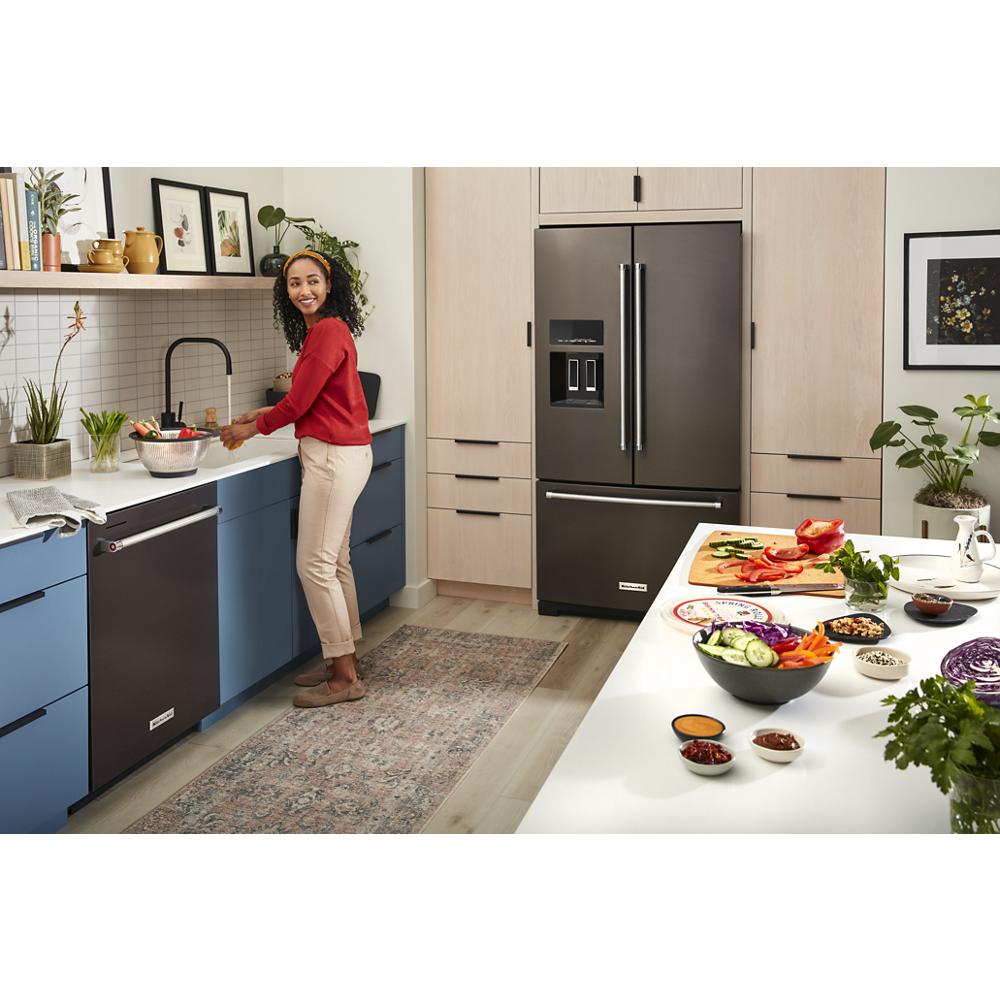 Model: KDTM404KBS | KitchenAid 360° Max Jets™ Third Rack Dishwasher with 50+ Total Wash Jets, 44 dBA