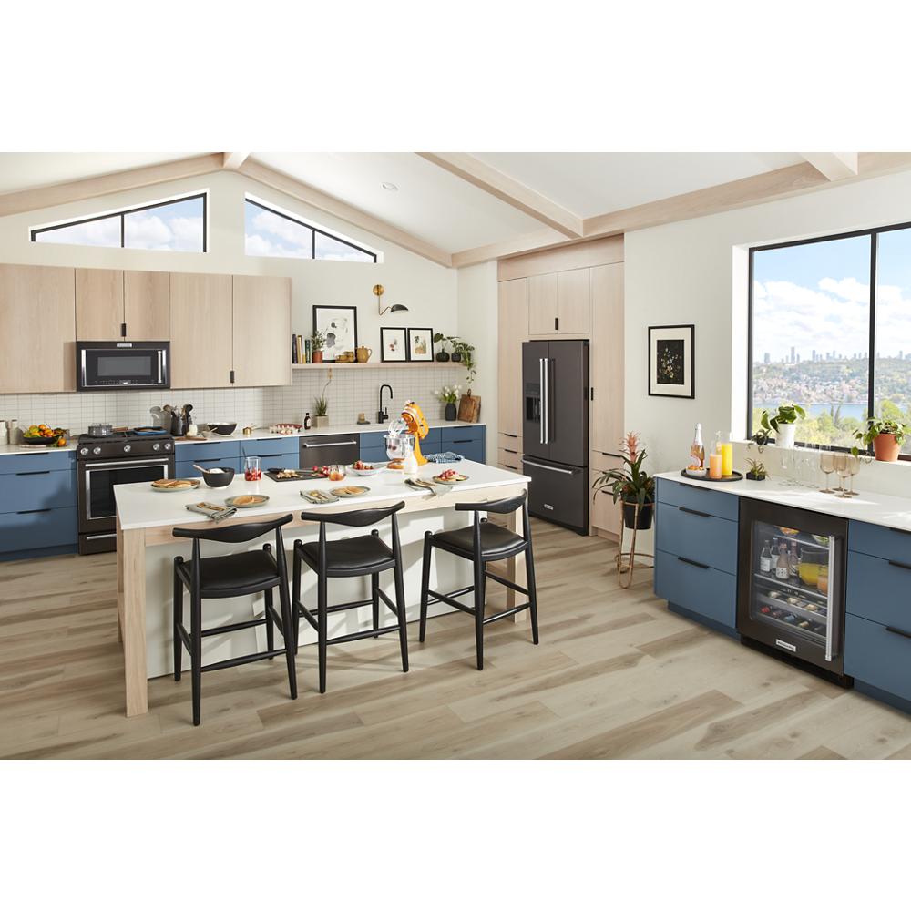 Model: KDTM404KBS | KitchenAid 360° Max Jets™ Third Rack Dishwasher with 50+ Total Wash Jets, 44 dBA