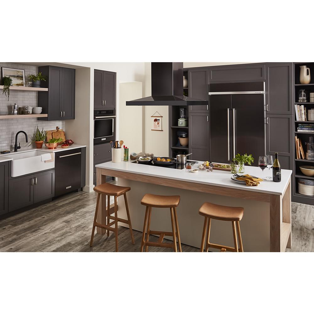 Model: KDTM404KBS | KitchenAid 360° Max Jets™ Third Rack Dishwasher with 50+ Total Wash Jets, 44 dBA