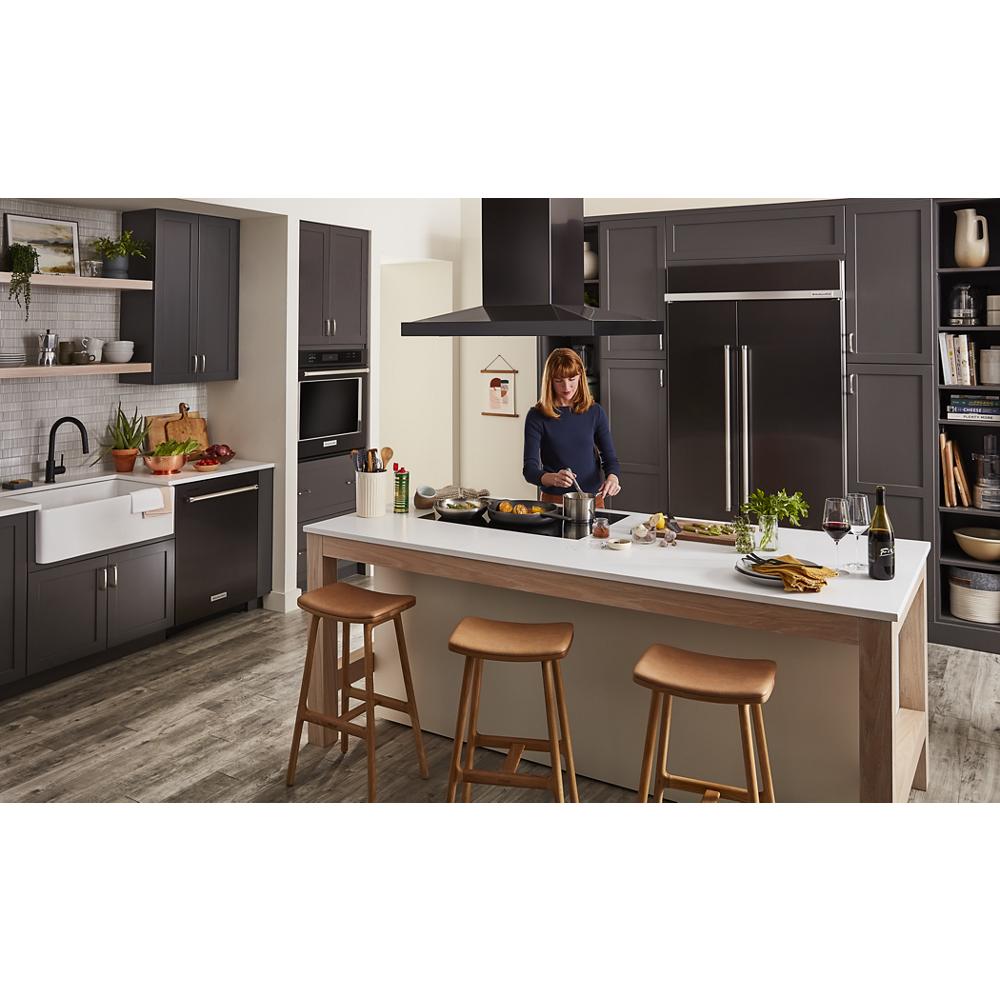 Model: KDTM404KBS | KitchenAid 360° Max Jets™ Third Rack Dishwasher with 50+ Total Wash Jets, 44 dBA