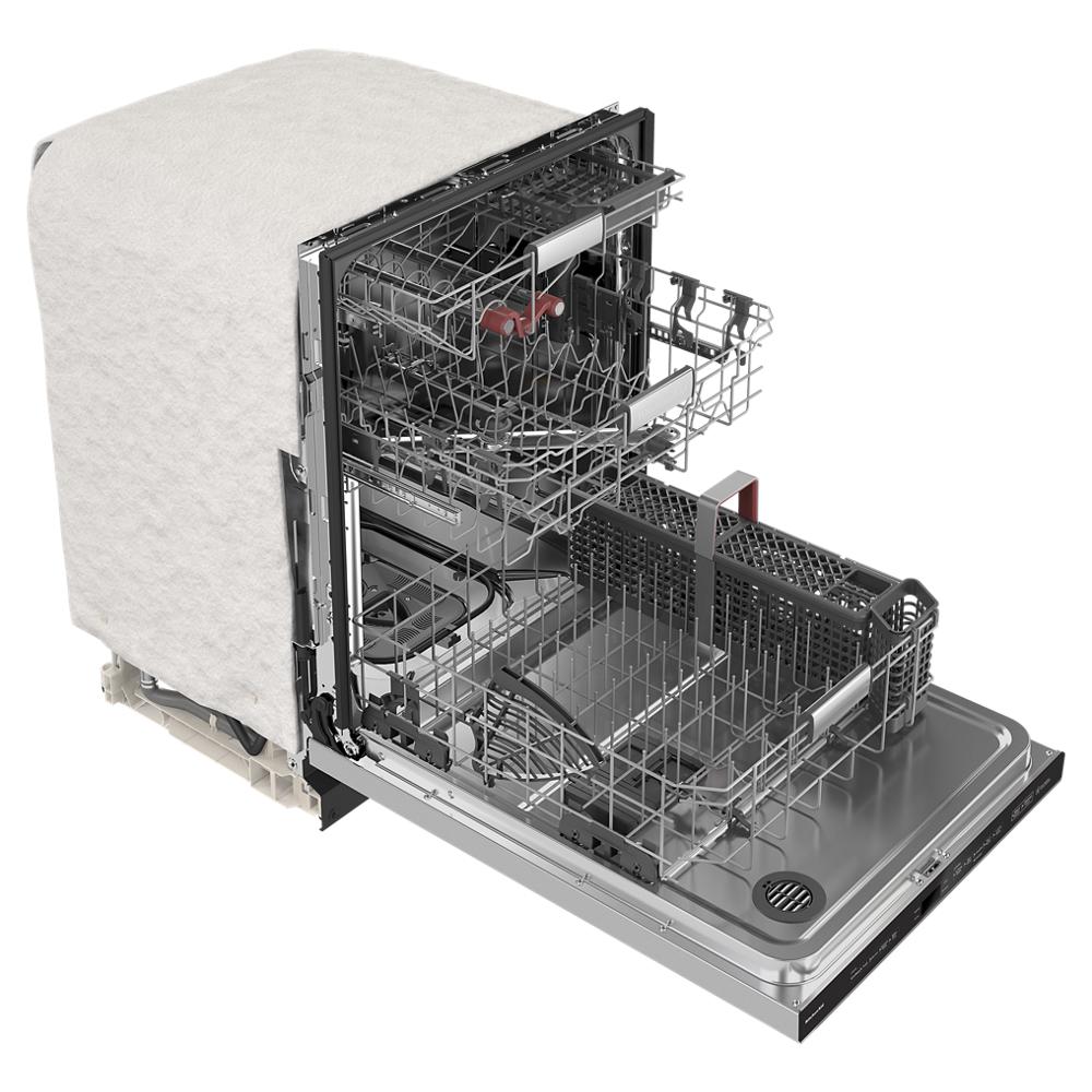 Model: KDTM804KPS | KitchenAid 360° Max Jets™ Third Rack Dishwasher with Stainless Steel Third Rack Wash Jets, 44 dBA