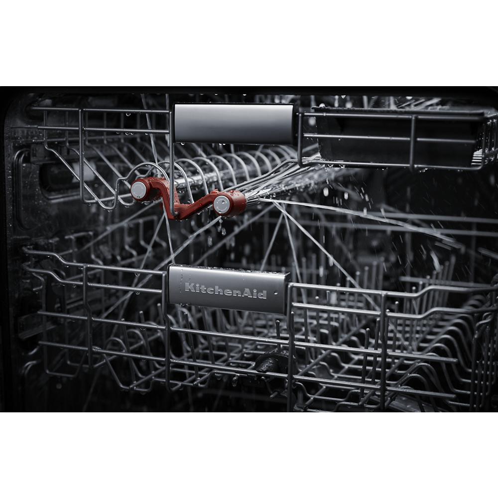 Model: KDTM804KPS | KitchenAid 360° Max Jets™ Third Rack Dishwasher with Stainless Steel Third Rack Wash Jets, 44 dBA