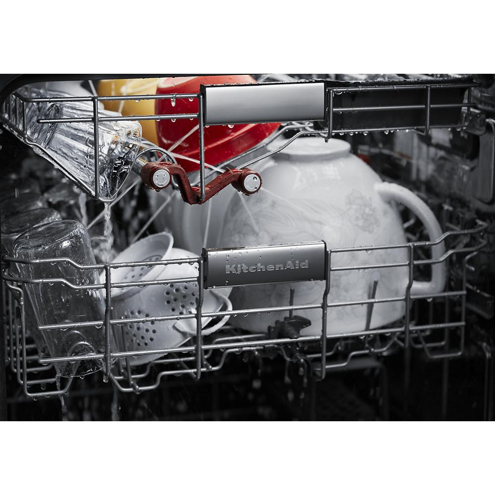 Model: KDTM804KPS | KitchenAid 360° Max Jets™ Third Rack Dishwasher with Stainless Steel Third Rack Wash Jets, 44 dBA