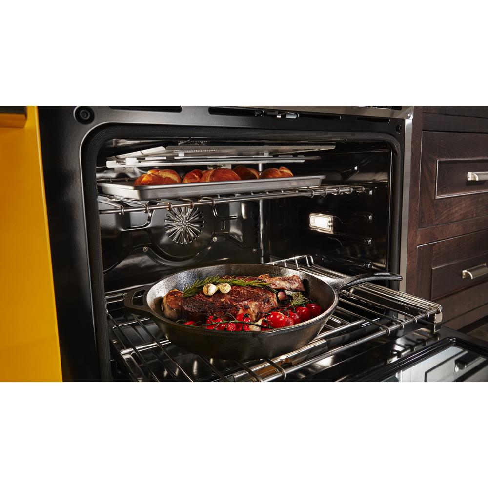 Model: KFDC558JYP | KitchenAid KitchenAid® 48'' Smart Commercial-Style Dual Fuel Range with Griddle