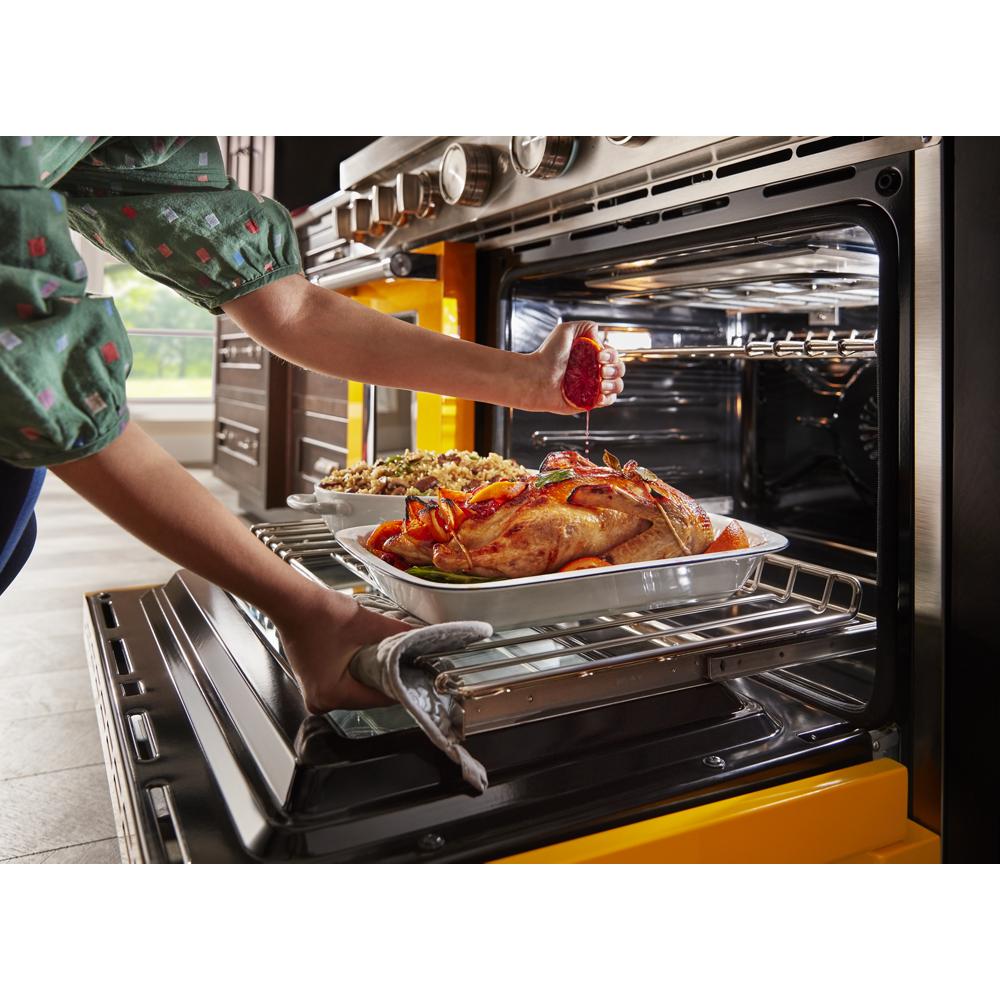 Model: KFDC558JYP | KitchenAid KitchenAid® 48'' Smart Commercial-Style Dual Fuel Range with Griddle