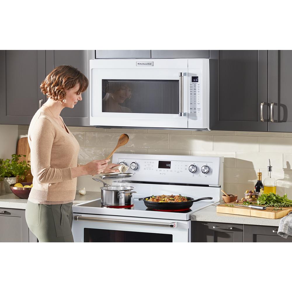 Model: KFEG500EWH-3 | KitchenAid 30-Inch 5-Element Electric Convection Range