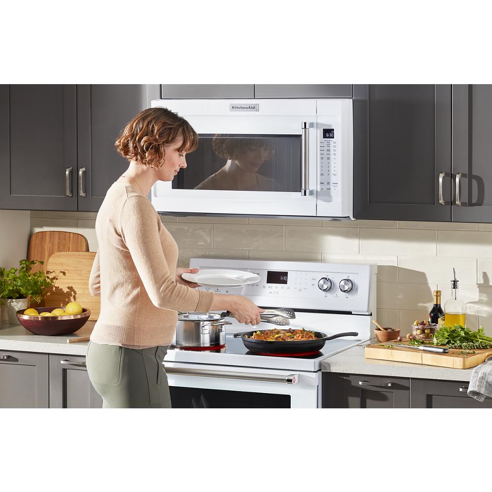 Model: KFEG500EWH-3 | KitchenAid 30-Inch 5-Element Electric Convection Range