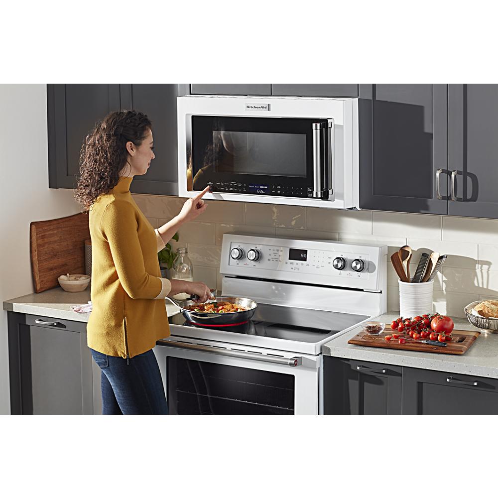 Model: KFEG500EWH-3 | KitchenAid 30-Inch 5-Element Electric Convection Range