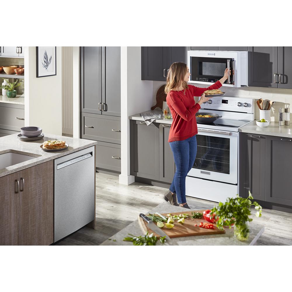 Model: KFEG500EWH-3 | KitchenAid 30-Inch 5-Element Electric Convection Range