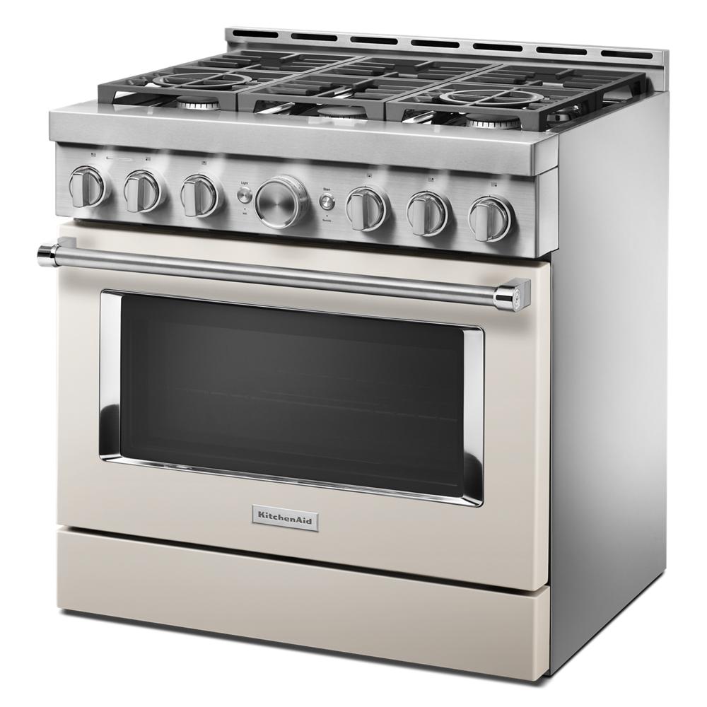 Model: KFGC506JMH | KitchenAid KitchenAid® 36'' Smart Commercial-Style Gas Range with 6 Burners