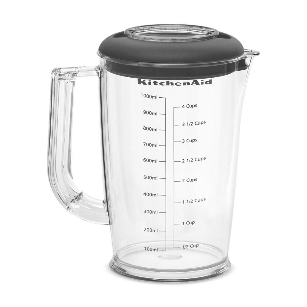 Model: KHBBV83BM | KitchenAid Cordless Variable Speed Hand Blender with Chopper and Whisk Attachment