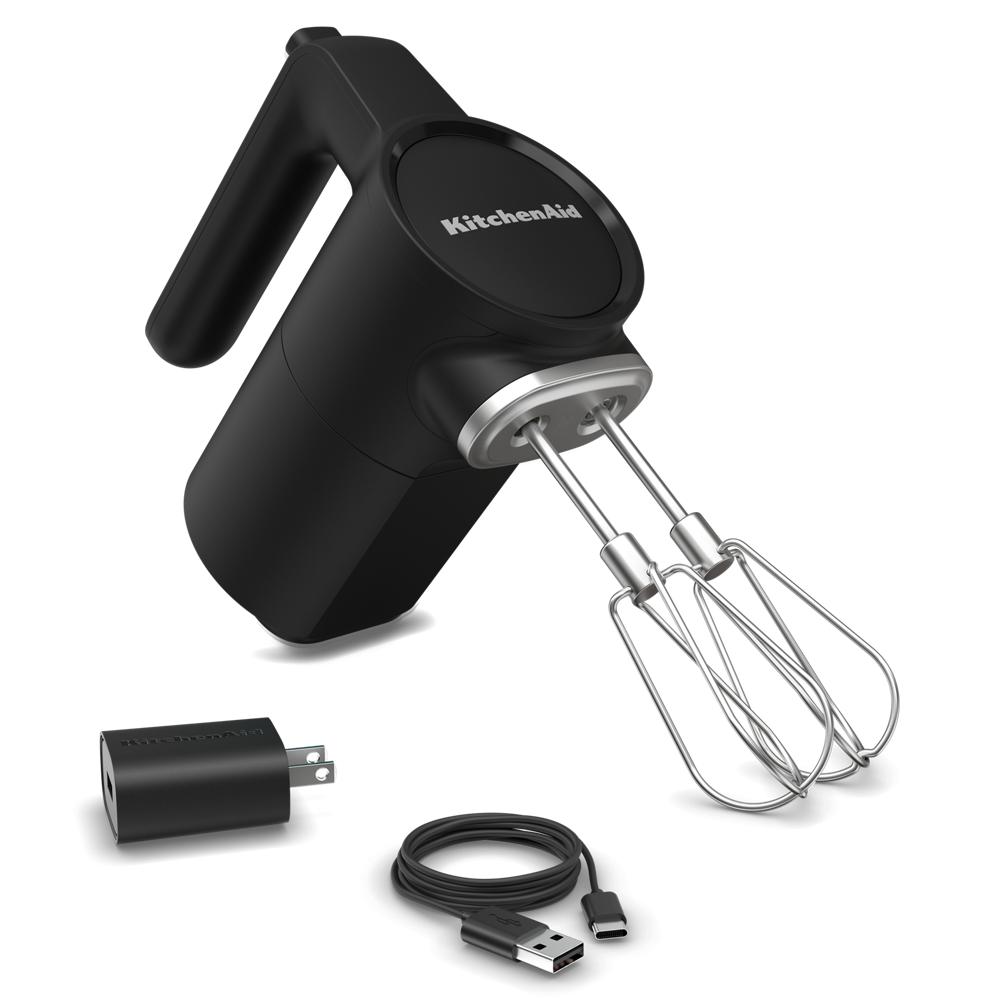 Model: KHMR700BM | KitchenAid KitchenAid Go™ Cordless Hand Mixer - battery sold separately