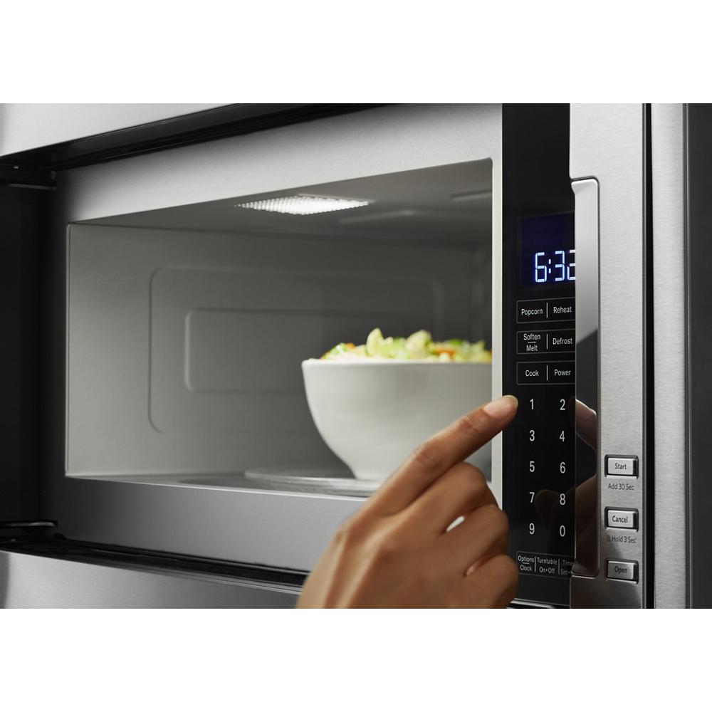 KMBT5011KSS KitchenAid 1000 Watt Built-In Low Profile Microwave with Slim  Trim Kit STAINLESS STEEL - Metro Appliances & More