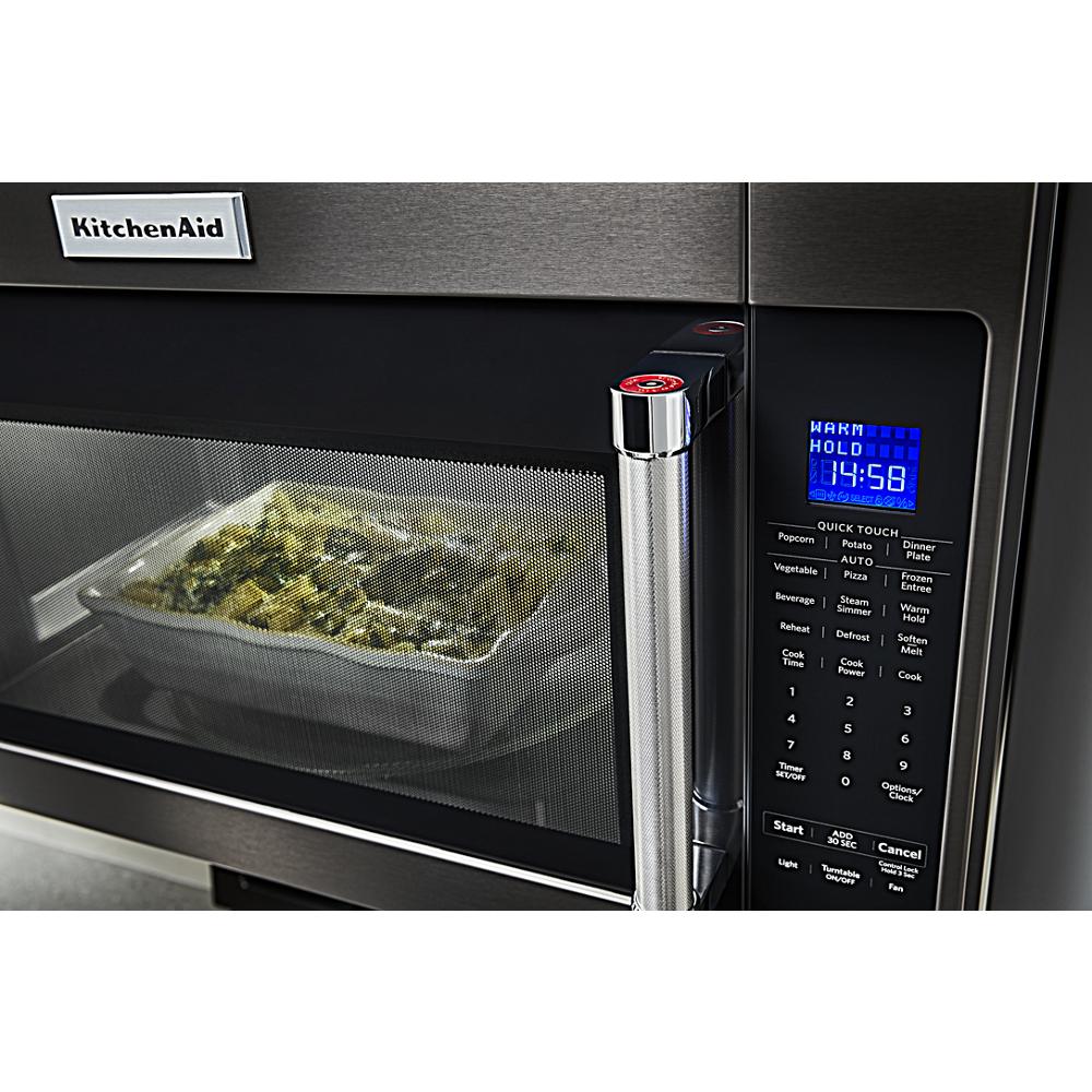 Model: KMHS120EBS | KitchenAid 30" 1000-Watt Microwave Hood Combination