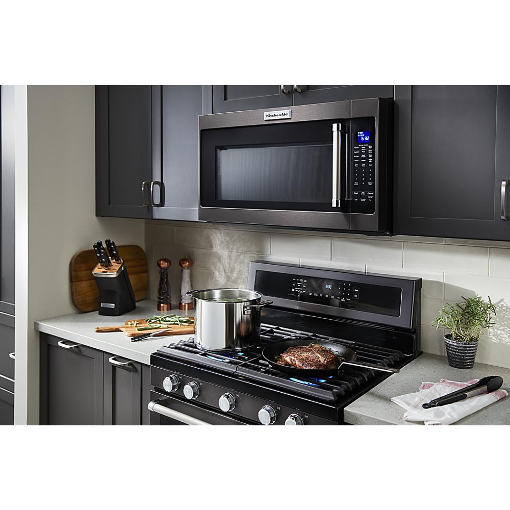 Model: KMHS120EBS | KitchenAid 30" 1000-Watt Microwave Hood Combination