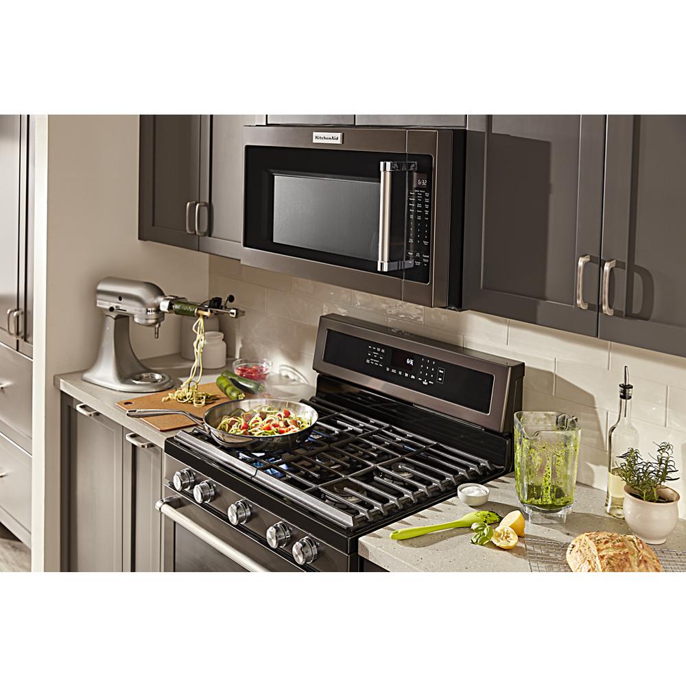 Model: KMHS120EBS | KitchenAid 30" 1000-Watt Microwave Hood Combination