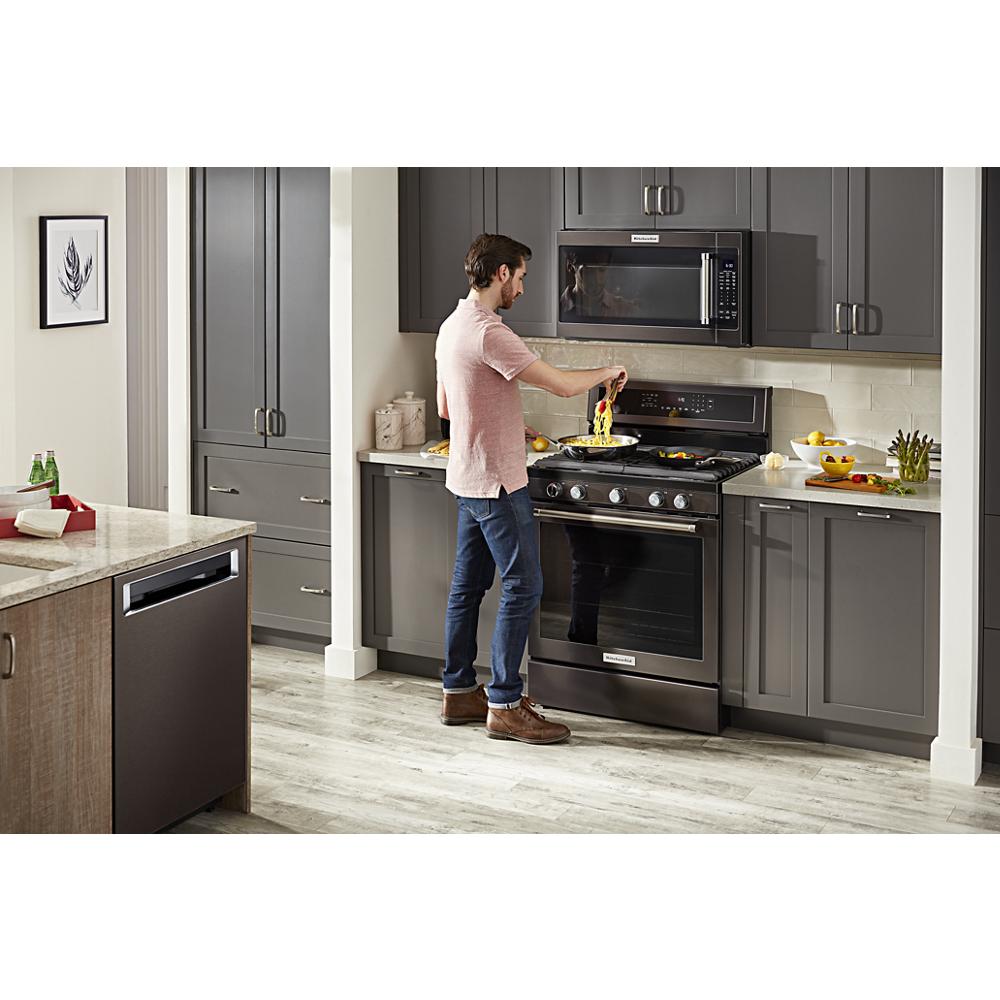 Model: KMHS120EBS | KitchenAid 30" 1000-Watt Microwave Hood Combination