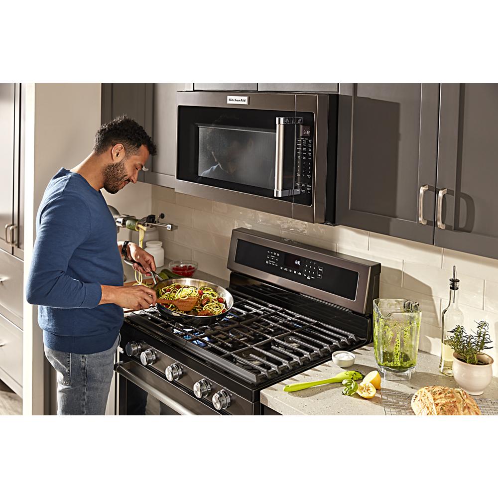 Model: KMHS120EBS | KitchenAid 30" 1000-Watt Microwave Hood Combination