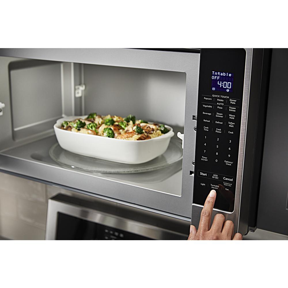 Model: KMHS120ESS-CL | KitchenAid 30" 1000-Watt Microwave Hood Combination