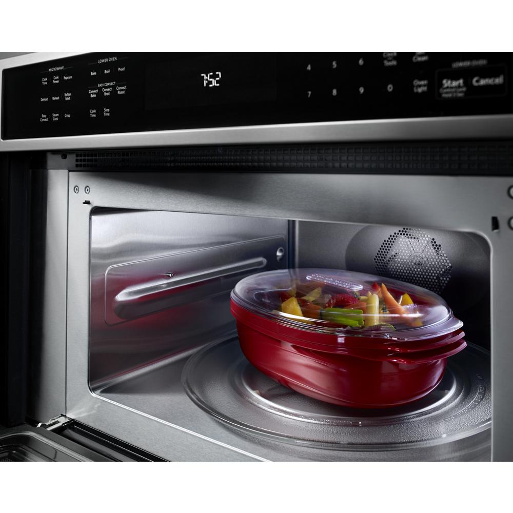 Model: KOCE500ESS | KitchenAid 30" Combination Wall Oven with Even-Heat™  True Convection (Lower Oven)