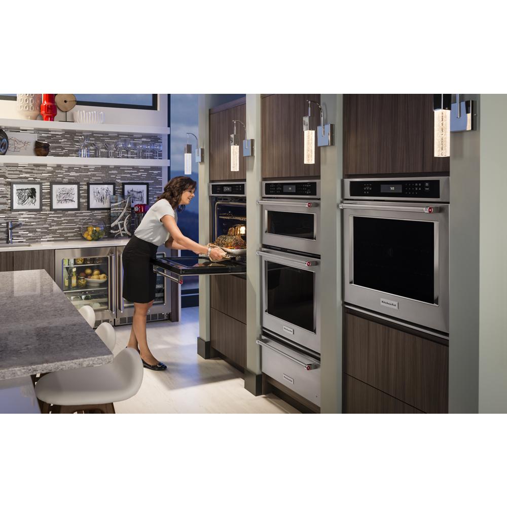 Model: KOCE500ESS | KitchenAid 30" Combination Wall Oven with Even-Heat™  True Convection (Lower Oven)