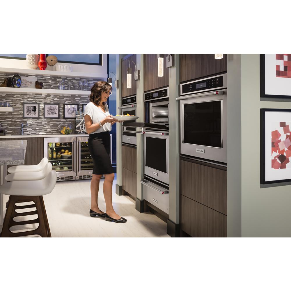 Model: KOCE500ESS | KitchenAid 30" Combination Wall Oven with Even-Heat™  True Convection (Lower Oven)