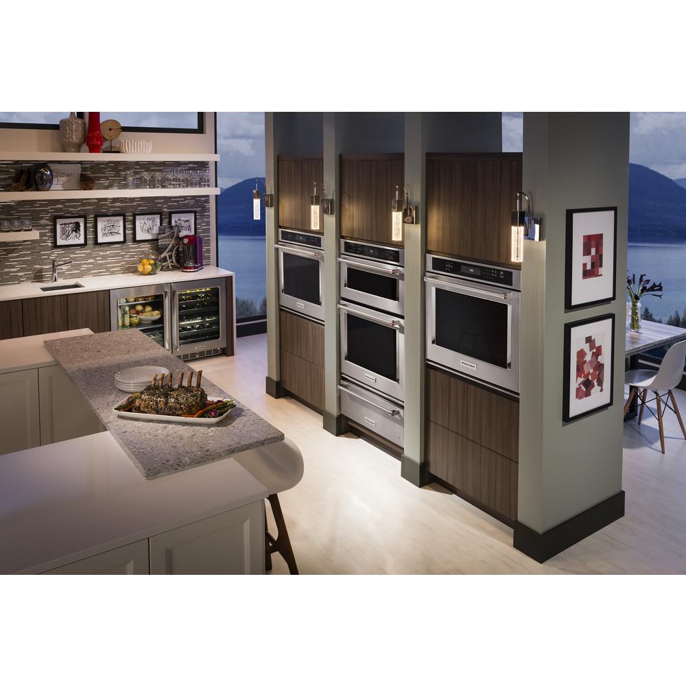 Model: KOCE500ESS | KitchenAid 30" Combination Wall Oven with Even-Heat™  True Convection (Lower Oven)