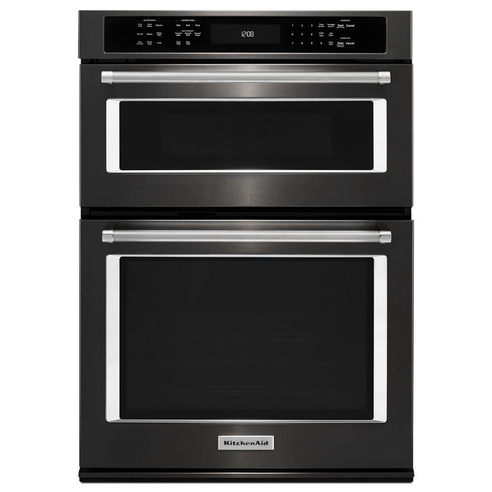 Model: KOCE507EBS | KitchenAid 27" Combination Wall Oven with Even-Heat™  True Convection (lower oven)