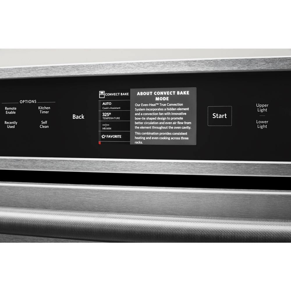 Model: KODE900HSS-9 | KitchenAid Smart Oven+ 30" Double Oven with Powered Attachments