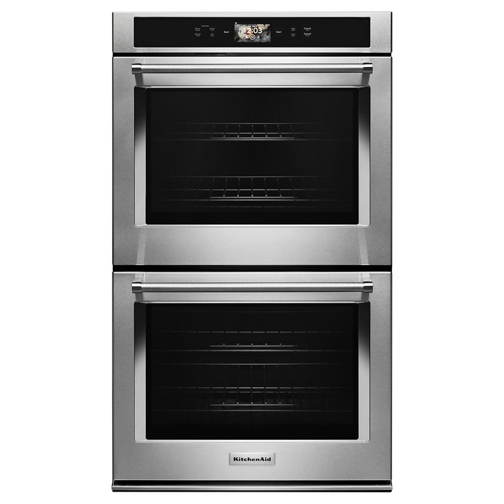 Model: KODE900HSS-9 | KitchenAid Smart Oven+ 30" Double Oven with Powered Attachments