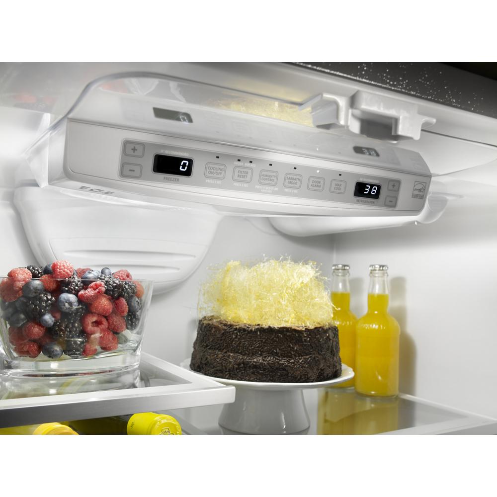 Model: KRFC302ESS - S/D  | KitchenAid 22 cu. ft. 36-Inch Width Counter Depth French Door Refrigerator with Interior Dispense