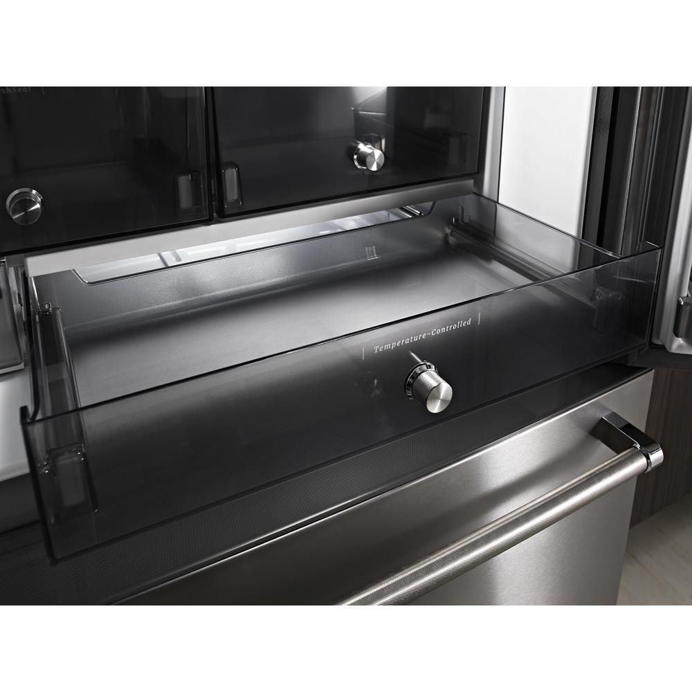 KitchenAid KRFC704FPS 23.8 cu. ft. 36" CounterDepth French Door Platinum Interior