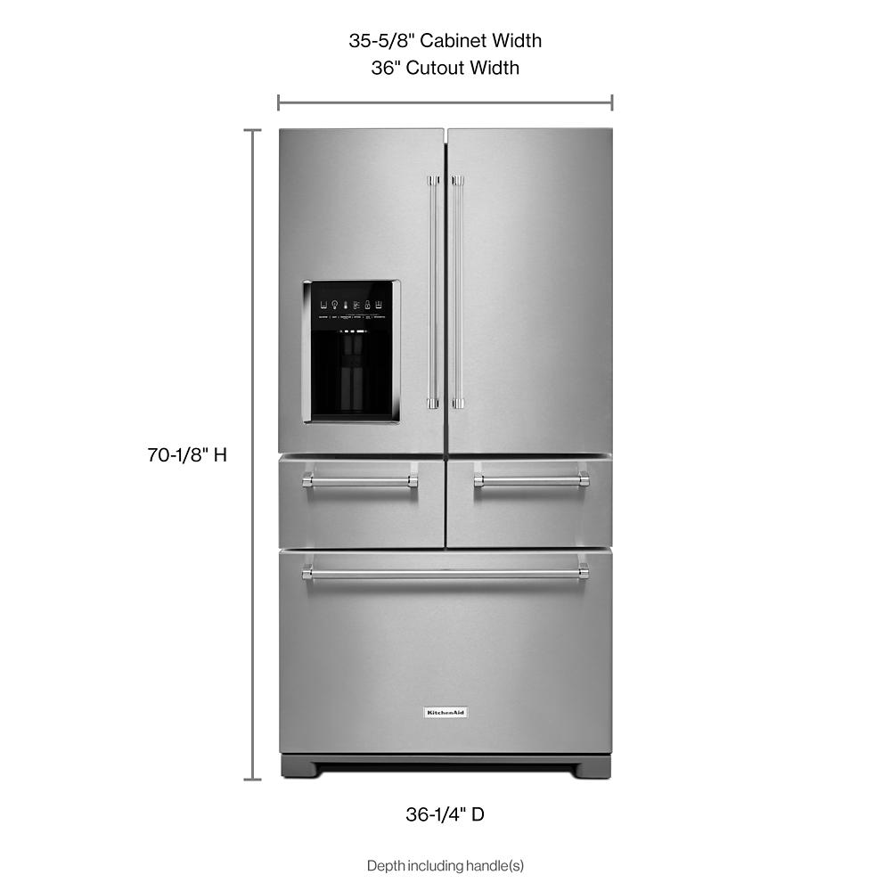 Kitchenaid 36 sales inch refrigerator